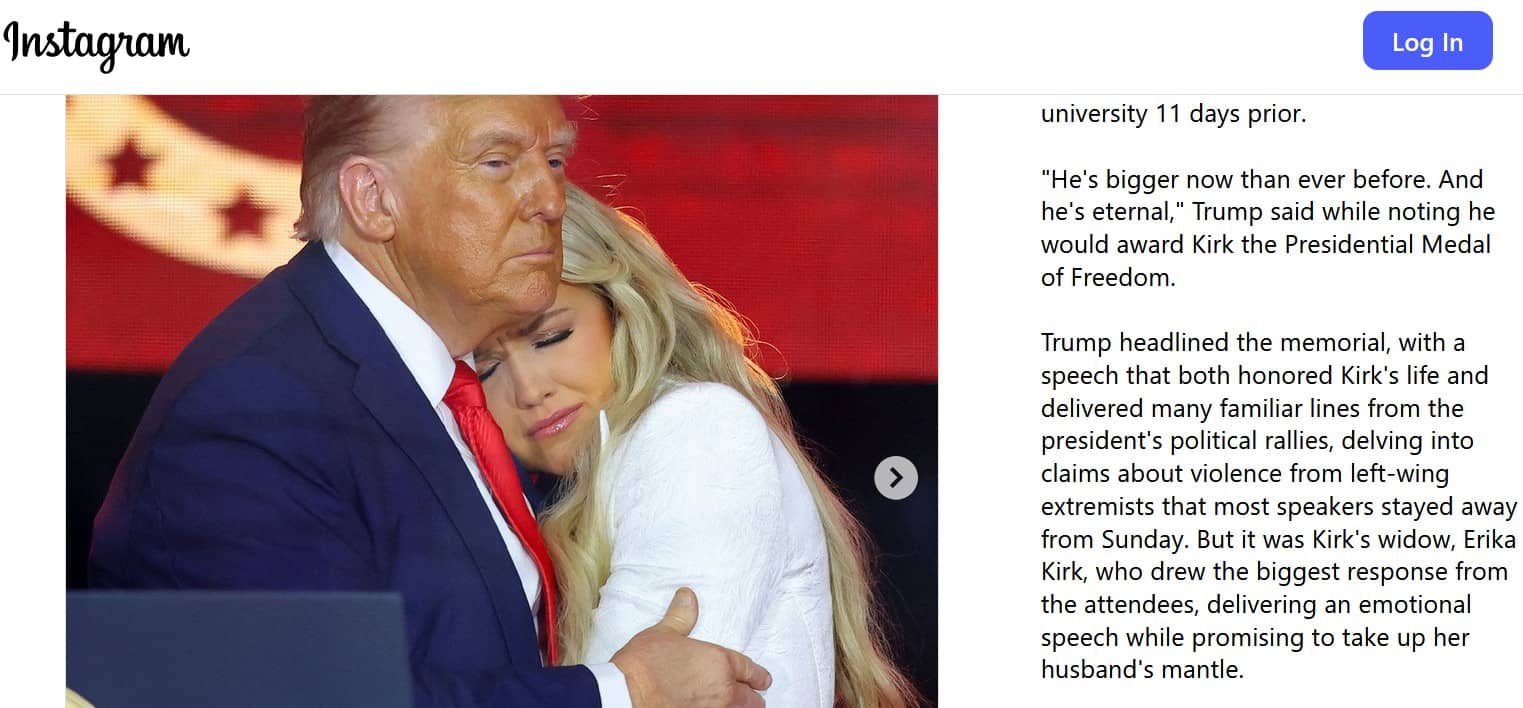 Posers--What Fakes--Jesuit President Donald J. Trump, And Erika Kirk--Trying To Look Petiful Without A Single Tear--I Guess They Didn't Want To Ruin Their Makeup, September 21, 2025.jpg